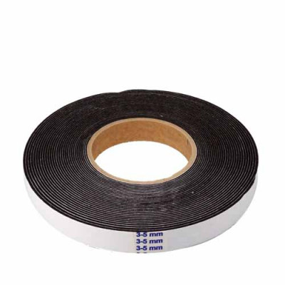 Compressieband 5x20mm, 12mtr/rol zelfklevend