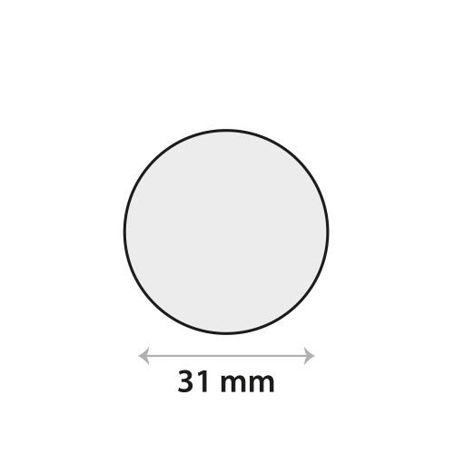 Sensor gel sticker Ø 31mm, rond