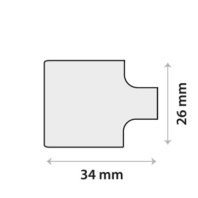 Sensor gel sticker 34 x 26mm [5st]