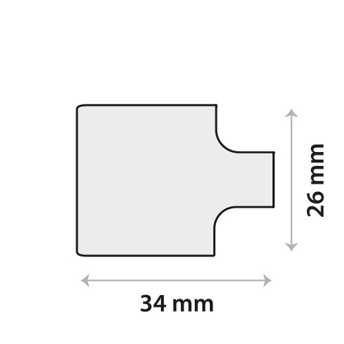 Sensor gel sticker 34 x 26mm [5st]