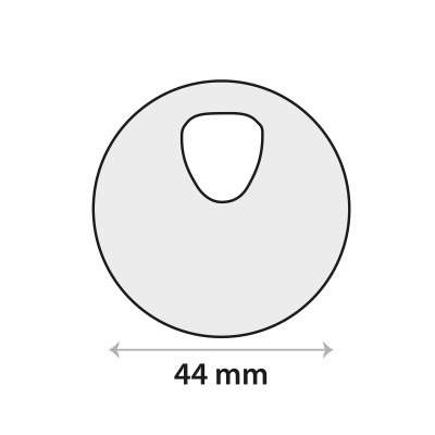 Sensor gel sticker Ø 44mm, rond met opening [5st]