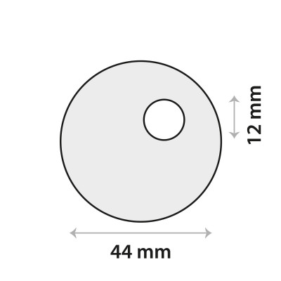 Sensor gel sticker Ø 44mm, 12mm opening