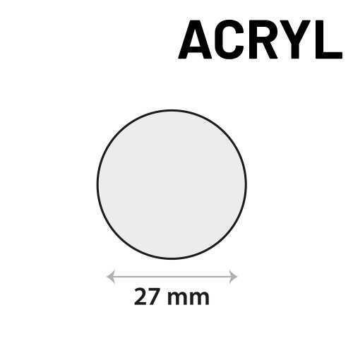 Sensor sticker zelfklevend acrylgel Ø 27mm