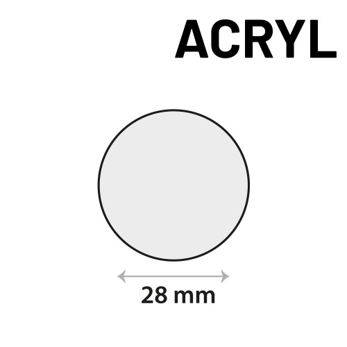 Sensor sticker zelfklevend acrylgel Ø 28mm