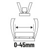 Ruitenwisserlichter groot, diam. 0-45mm, L 60mm