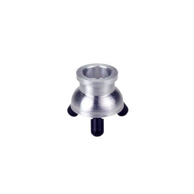 Suction cup with raised edge